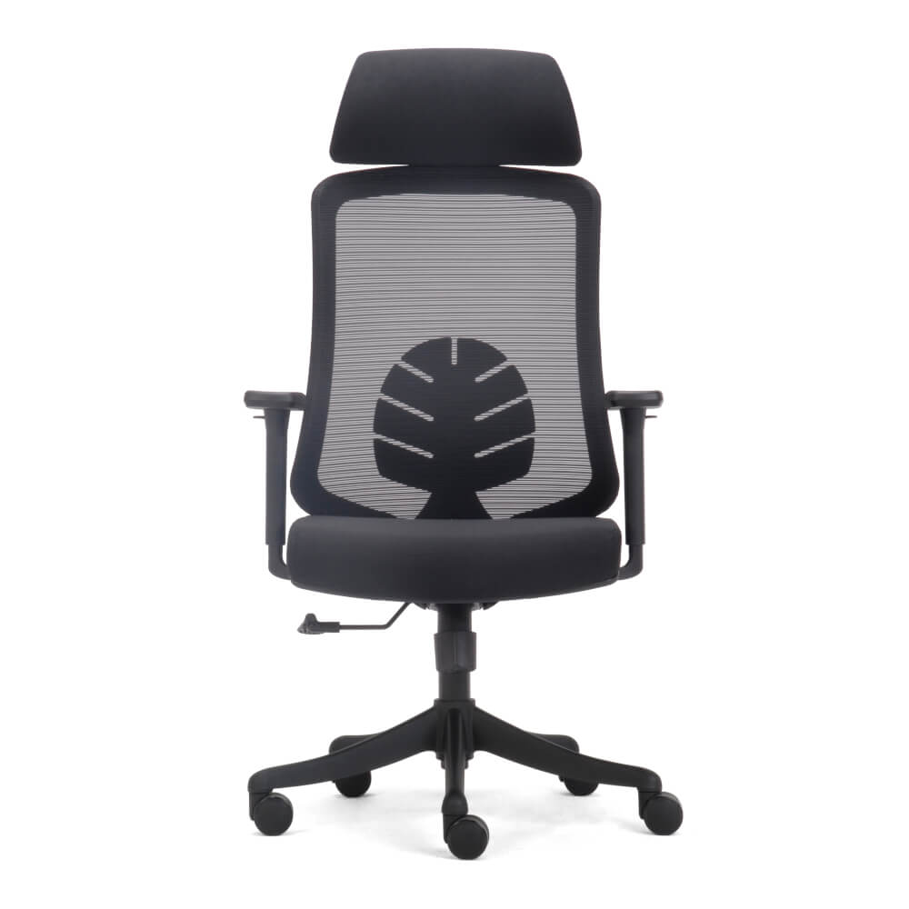 เก้าอี้ทำงานเพื่อสุขภาพ Perfect LEAF SERIES รุ่น POF-A89 สีดำ